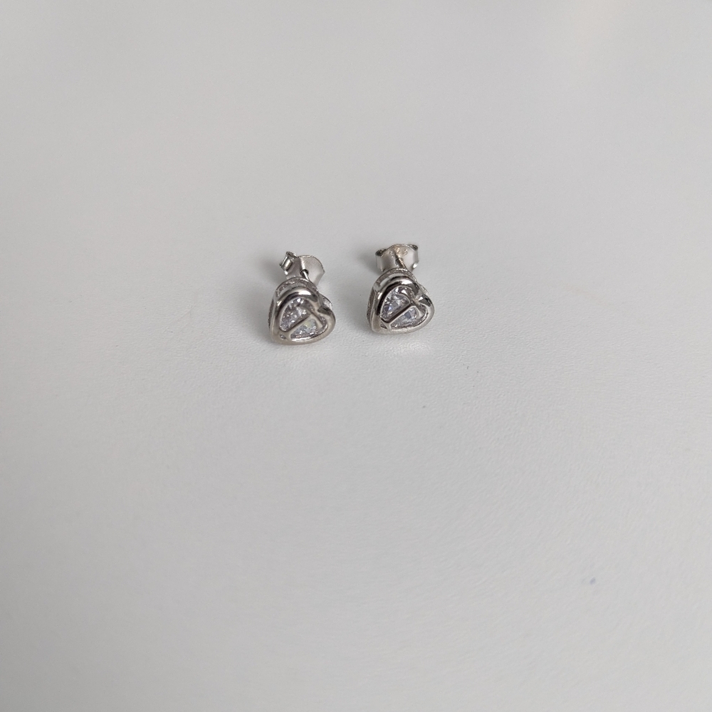 .925 Initial Letter T Earrings
